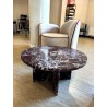 Дизайнерские столики из итальянского мрамора Rosso Levanto