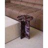 Дизайнерские столики из итальянского мрамора Rosso Levanto